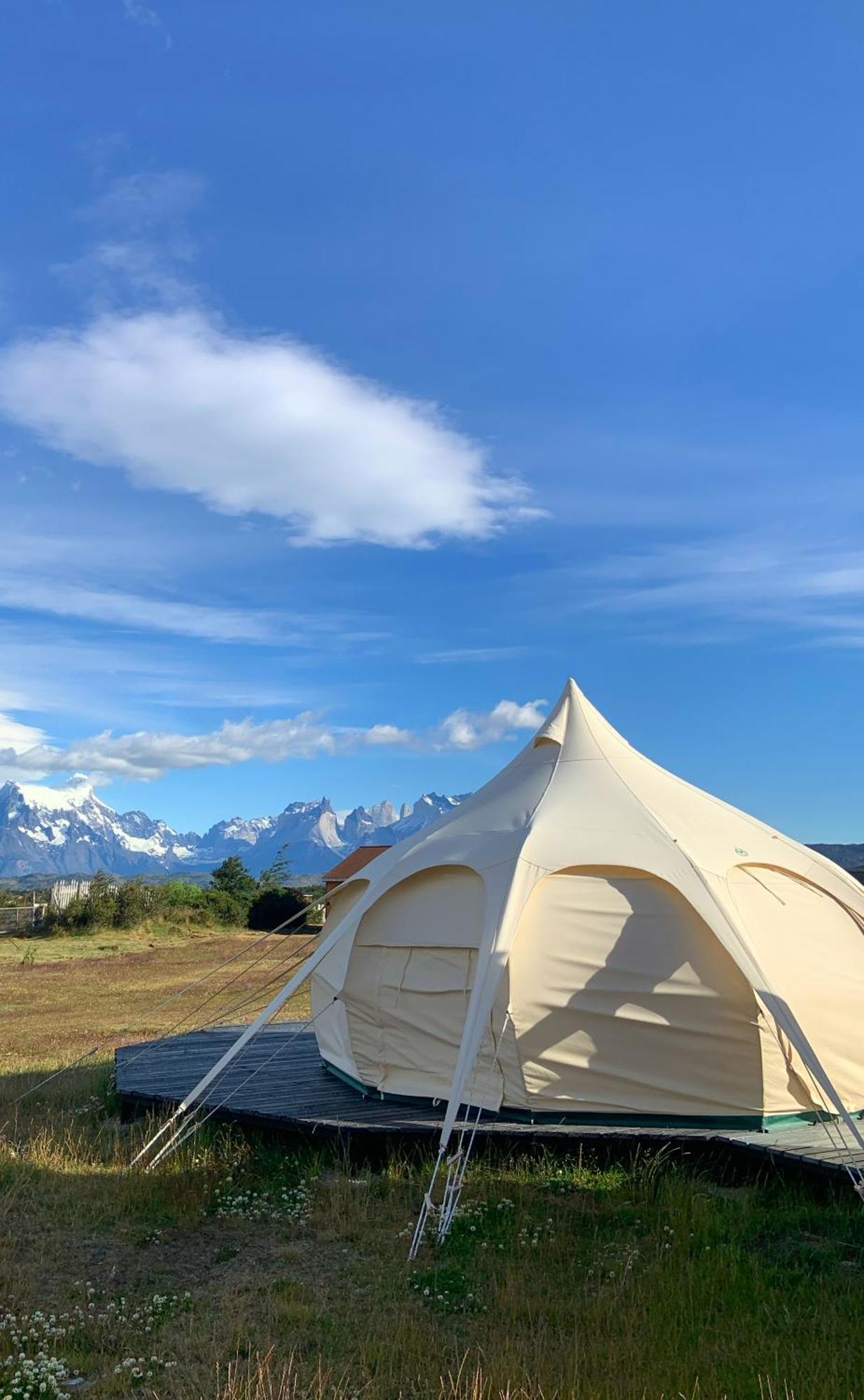 Chilenativo Riverside Camp Торрес-дель-Пайне Экстерьер фото